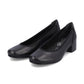 Rieker Court Shoe in leather 41650-00 BLACK