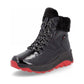Rieker Evolution W0063 BLACK Patent Leather Lace up and Zip Ankle Boot W0063-01
