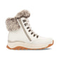 Rieker Evolution W0063 OFF WHITE Fur Cuff Trainer style Boot