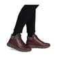 Rieker Extra Wide Casual Ankle Boot with lace and ZipN1305 WINE N1305-35