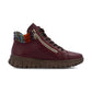 Rieker Extra Wide Casual Ankle Boot with lace and ZipN1305 WINE N1305-35
