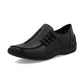 Rieker L1777 BLACK Soft Leather Lightweight Slip On Shoe L1777-00