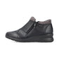 Rieker L4881 BLACK Double Zip Water Resistant Ankle Boot L4881-01
