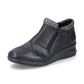 Rieker L4881 BLACK Double Zip Water Resistant Ankle Boot L4881-01