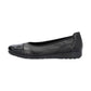 Rieker L9351 BLACK Patent Cap Pump L9351-00
