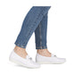Rieker L9355 WHITE Slip On Loafer Shoe L9355-80