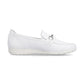 Rieker L9355 WHITE Slip On Loafer Shoe L9355-80