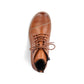 Rieker Ladies Boot 73501 TAN Soft Lace up ankle boot with Zip 73501-24