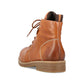 Rieker Ladies Boot 73501 TAN Soft Lace up ankle boot with Zip 73501-24