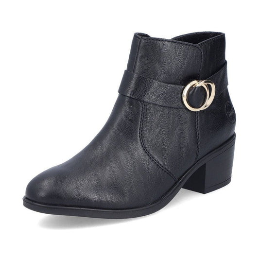 Rieker Ladies Boot 73975 BLACK 73975-00