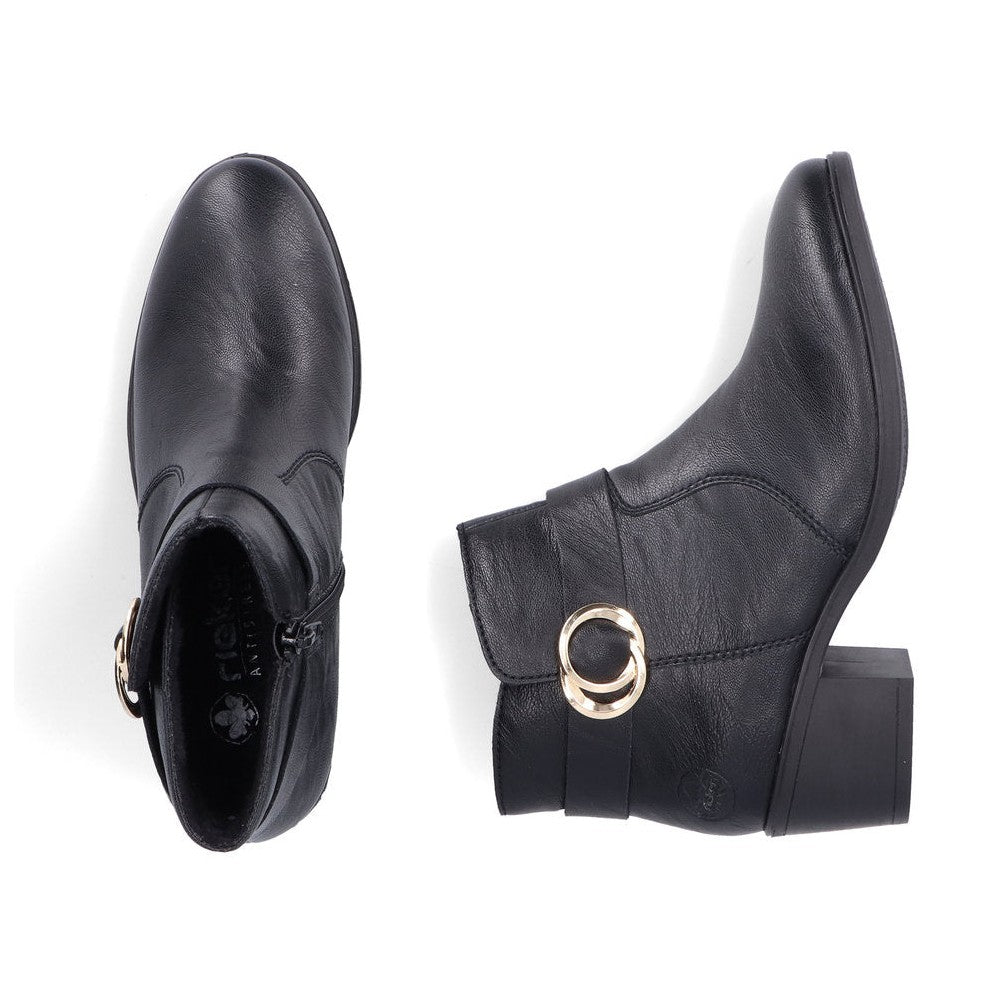 Rieker Ladies Boot 73975 BLACK 73975-00