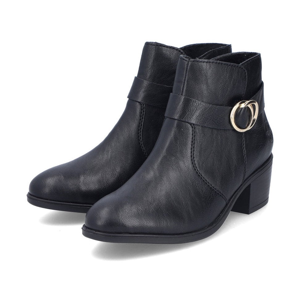 Rieker Ladies Boot 73975 BLACK 73975-00