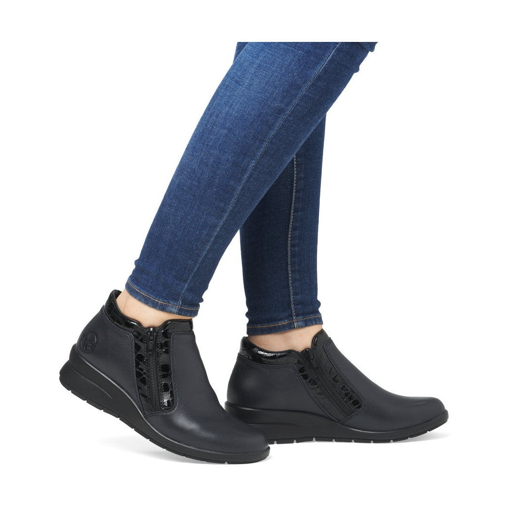 Rieker Ladies Boot L4883 NAVY L4883-14