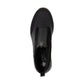 Rieker Ladies Boot N6361 Trainer style front zip Ankle Boot with Black wedge sole BLACK N6361-00