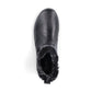 Rieker Ladies Boot Z0061 Flat Ankle boot with fleece lining and zip BLACK Z0061-00
