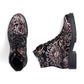 Rieker Ladies Boot Z2841 Metallic Print Ankle boot BLACK MULTI Z2841-90