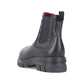 Rieker Ladies Boot Z9154 Chunky soled Ankle boot with Elastic side and zip BLACK Z9154-00