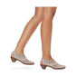 Rieker Ladies shoe with sling back 46778-64 Beige COMBI