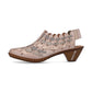 Rieker Ladies shoe with sling back 46778-64 Beige COMBI