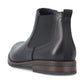 Rieker Men's Ankle boot with zip in leather BLACK 10374-00