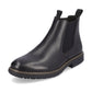 Rieker Men's Boot 33180 elastic sided ankle boot with side zip BLACK 33180-00