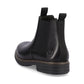 Rieker Men's Boot 33180 elastic sided ankle boot with side zip BLACK 33180-00