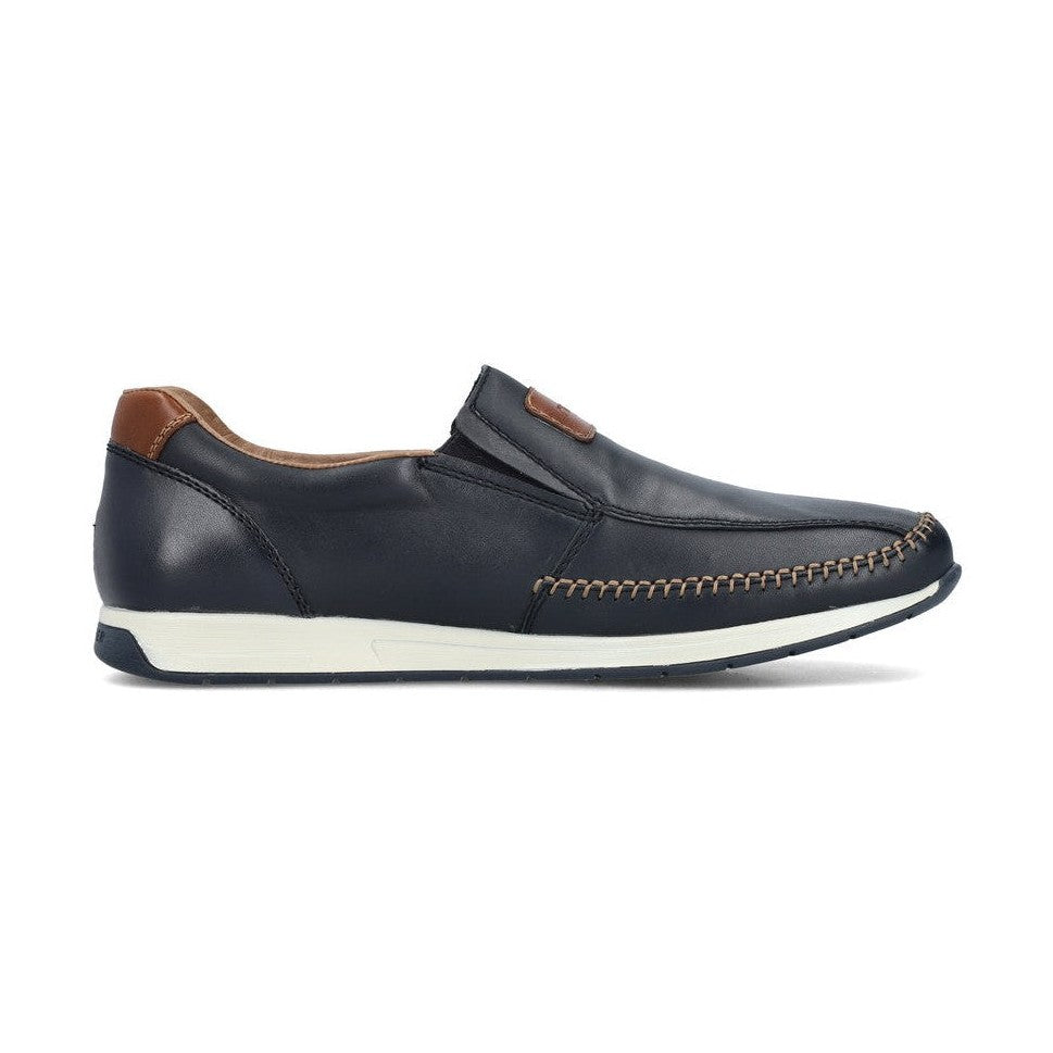 Rieker Men's Casual slip on shoe 11962-14 NAVY