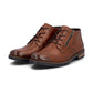 Rieker Men's Classic Leather Lace Up Boot 14609-24 BROWN