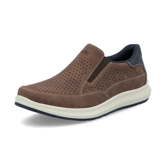 Rieker Men's Extra Wide Casual Shoe 16952-24 BROWN