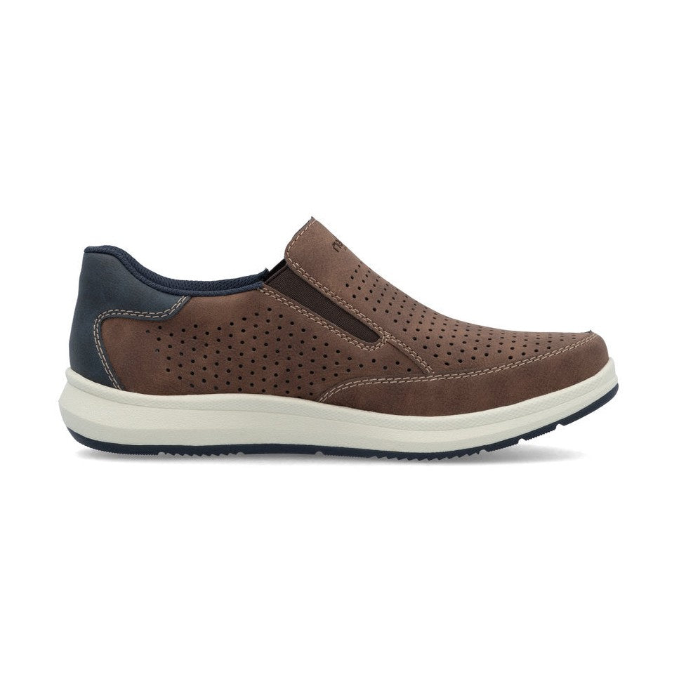 Rieker Men's Extra Wide Casual Shoe 16952-24 BROWN