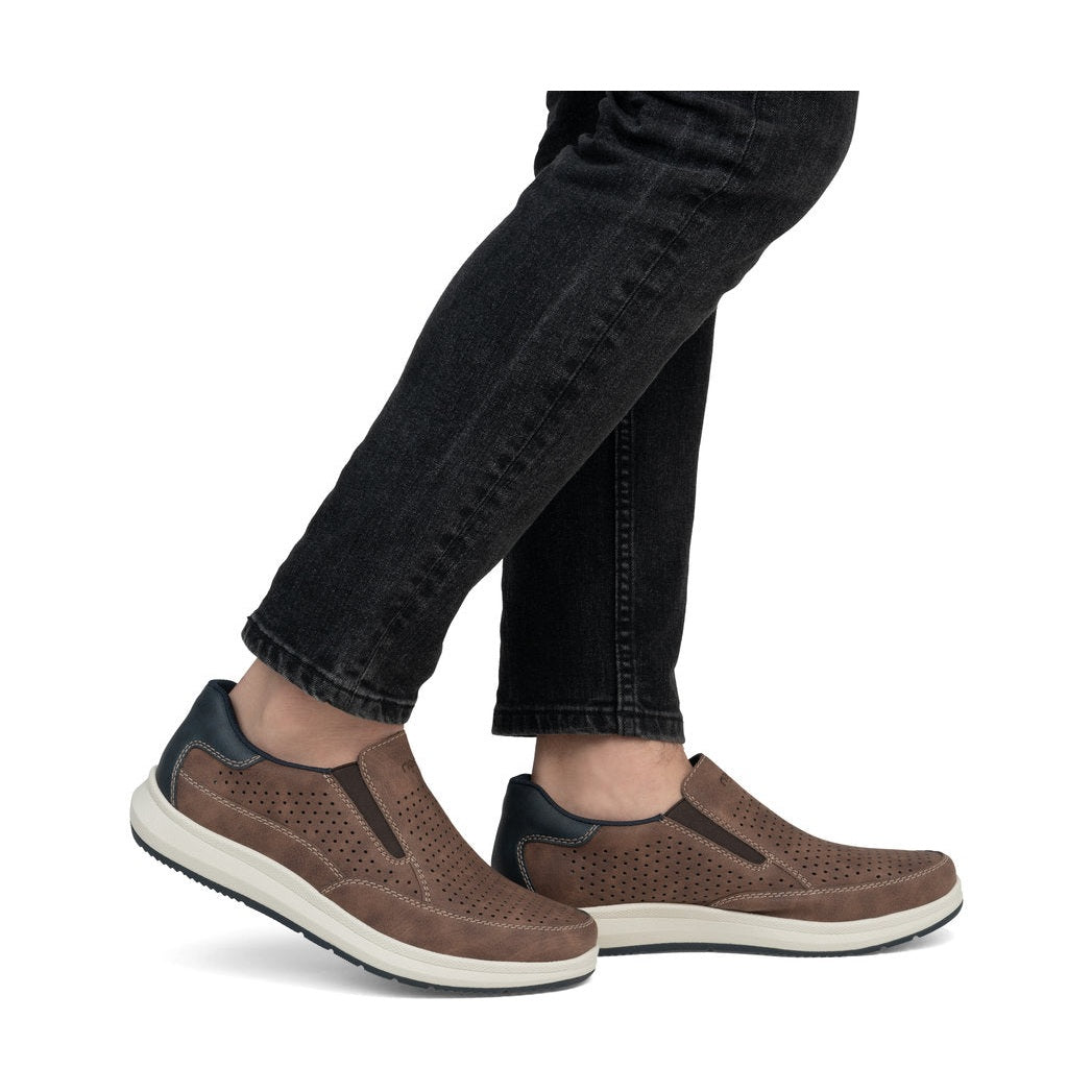 Rieker Men's Extra Wide Casual Shoe 16952-24 BROWN