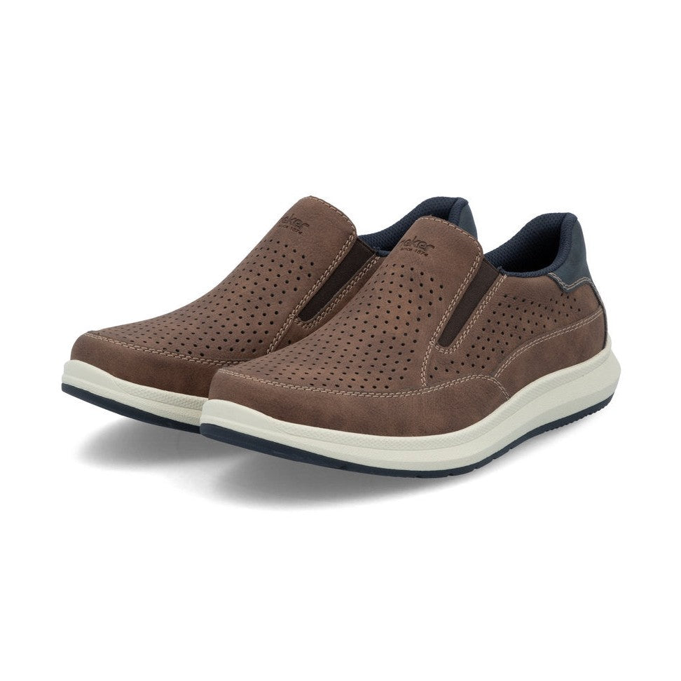 Rieker Men's Extra Wide Casual Shoe 16952-24 BROWN