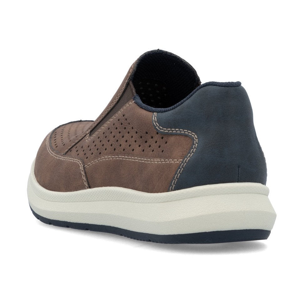 Rieker Men's Extra Wide Casual Shoe 16952-24 BROWN