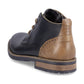 Rieker Men's Lace-up ankle boot Boot in leather 14605-14 NAVY