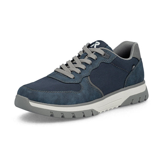 Rieker Mens B9302 NAVY Wide Fitting Low Top Trainers B9302-14