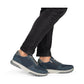 Rieker Mens B9302 NAVY Wide Fitting Low Top Trainers B9302-14