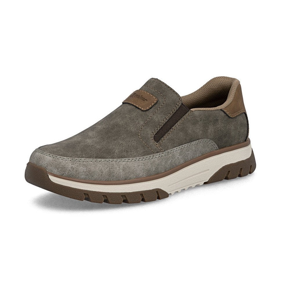 Rieker Mens Casual Slip On Shoe BROWN B9350-25