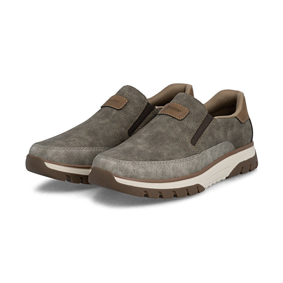 Rieker Mens Casual Slip On Shoe BROWN B9350-25