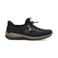 Rieker N3267 BLACK Slip On Shoes N3267-01