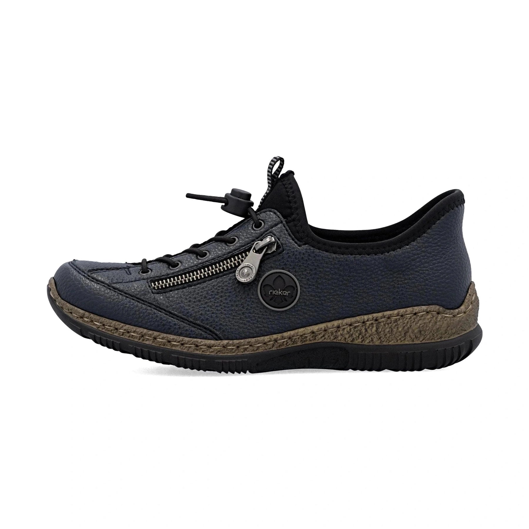 Rieker N3267 DARK NAVY Slip On and Go Casual Shoe N3267-15