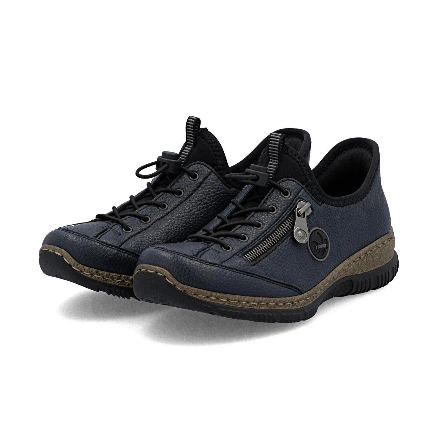 Rieker N3267 DARK NAVY Slip On and Go Casual Shoe N3267-15