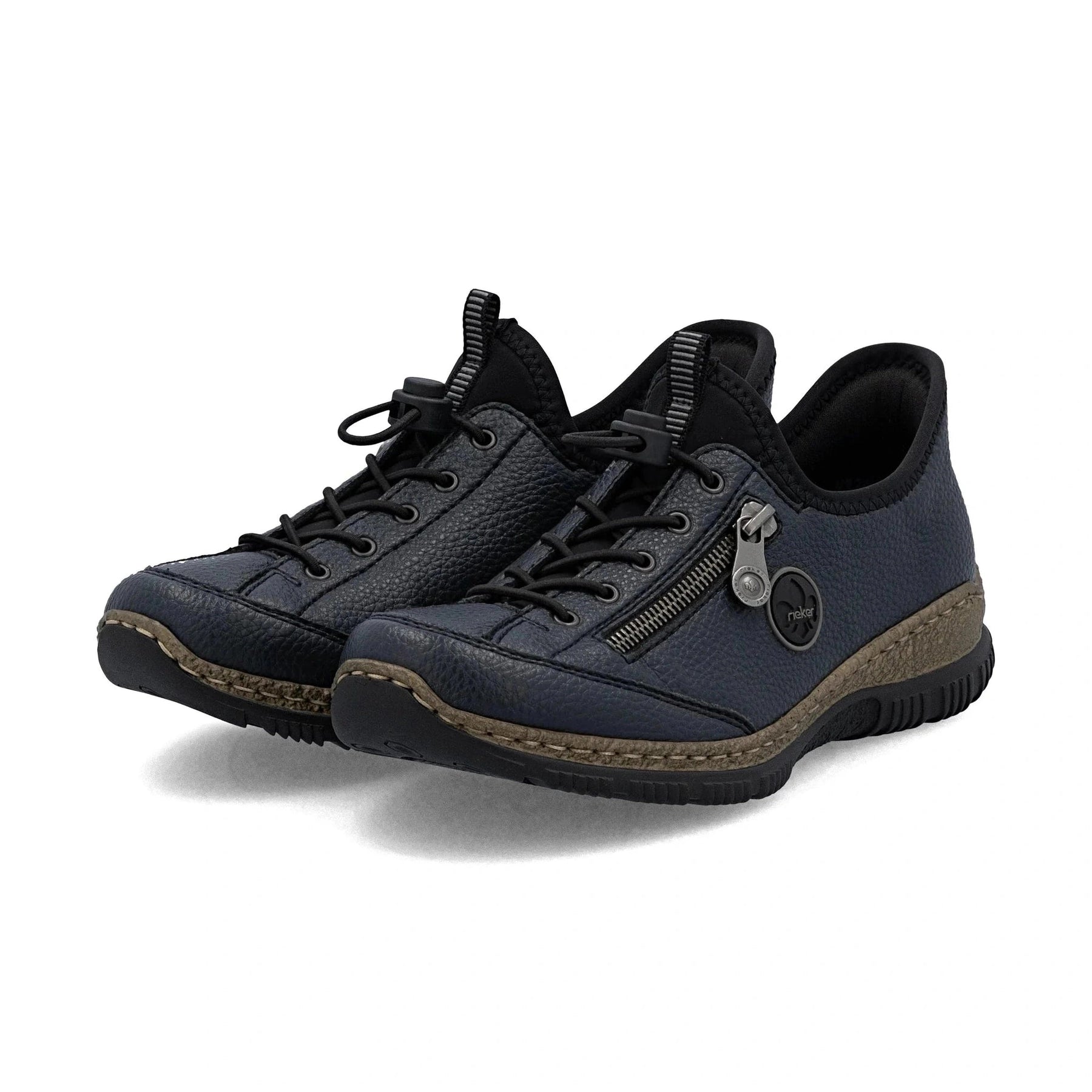 Rieker N3267 DARK NAVY Slip On and Go Casual Shoe N3267-15