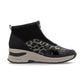 Rieker N9362 BLACK / Leopard Print Trainer Style Boot N9362-00