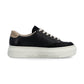 Rieker Platform Trainer With Lace And Zip M1912-00 BLACK