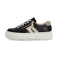 Rieker Platform Trainer With Lace And Zip M1912-00 BLACK