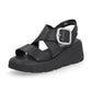 Rieker R-Evolution Chunky Wedge Sandal W1550-00 BLACK