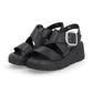 Rieker R-Evolution Chunky Wedge Sandal W1550-00 BLACK