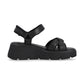 Rieker R-Evolution Chunky Wedge Sandal W1552-00 BLACK