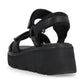 Rieker R-Evolution Chunky Wedge Sandal W1552-00 BLACK