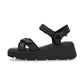 Rieker R-Evolution Chunky Wedge Sandal W1552-00 BLACK